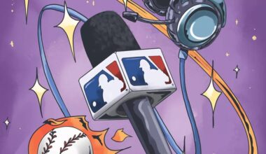 illustration with microphone