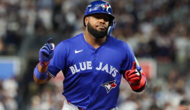 New York Yankees fan captured throwing object at Vlad Guerrero Jr.'s family in shocking scenes during MLB playoffs