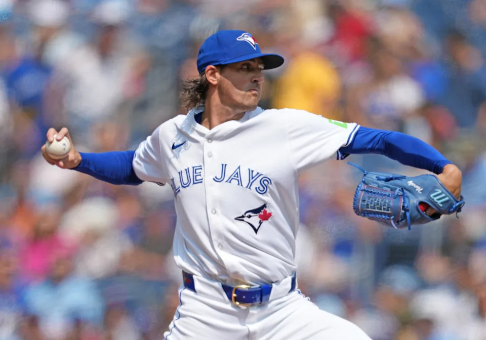 Toronto Blue Jays starting pitcher Kevin Gausman (34) Nick Turchiaro-USA TODAY Sports