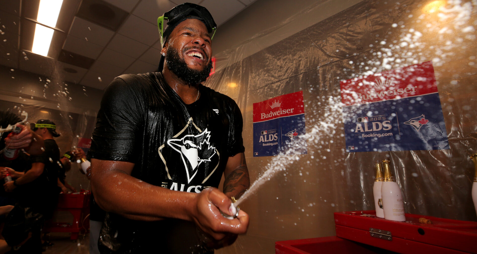 Blue Jays star Vladimir Guerrero Jr trolls Yankees after MLB Postseason locker room celebration