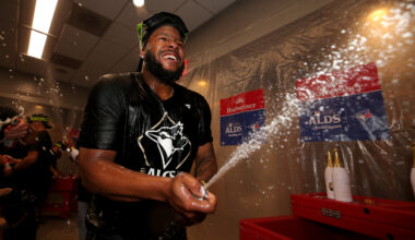 Blue Jays star Vladimir Guerrero Jr trolls Yankees after MLB Postseason locker room celebration
