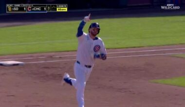 Suzuki and Kelly hit back-to-back homers as the Cubs top the Padres 3-1 in playoff opener