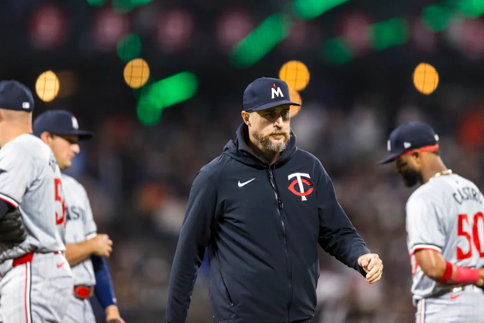 Minnesota Twins manager Rocco Baldelli was fired after a 70-92 season.© John Hefti-USA TODAY Sports