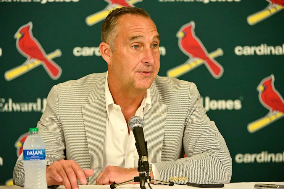St. Louis Cardinals president of baseball operations John MozeliakJeff Curry-Imagn Images
