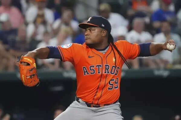 Framber Valdez of Houston Astros (Image via Getty). Framber Valdez of Houston Astros