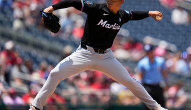 Philadelphia Phillies acquire LHP Jesús Luzardo, catcher Paul McIntosh in trade with Miami Marlins