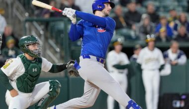 Chicago Cubs starting lineup for 2025 home opener game against San Diego Padres