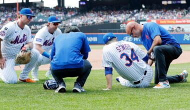 Kodai Senga leaves with hamstring strain as Mets hang on for 4-3 win to sweep Nats