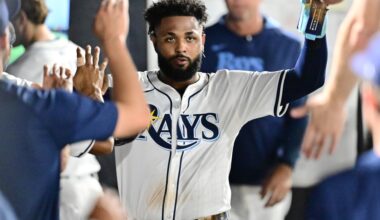 Junior Caminero Named 2025 Hank Aaron Award Finalist