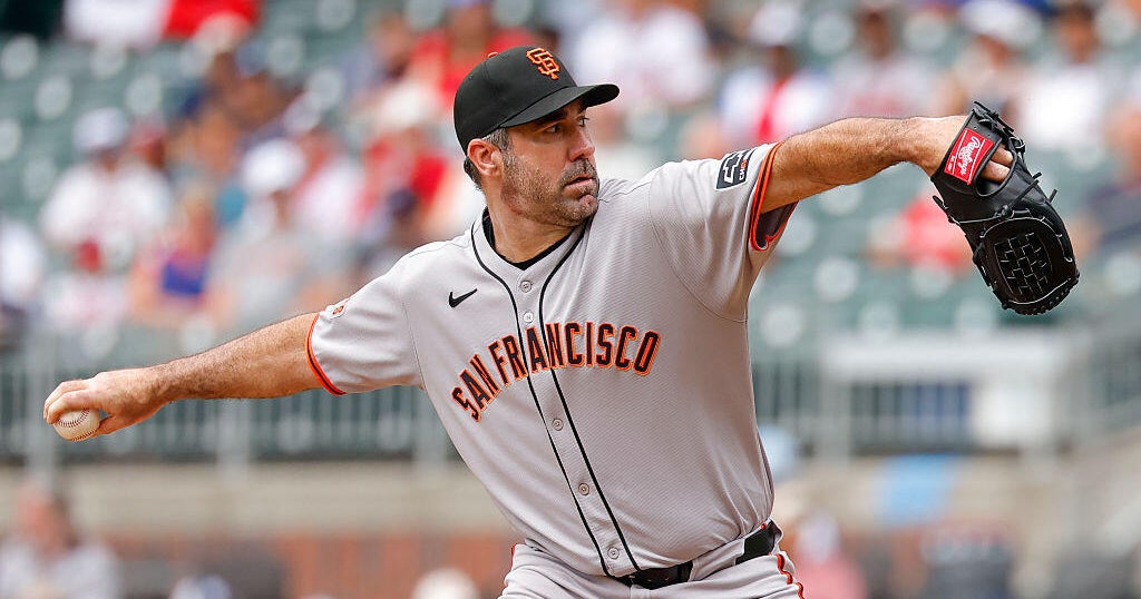 Verlander ends winless streak, Devers slugs 2 HRs in Giants' 9-3 win over Braves