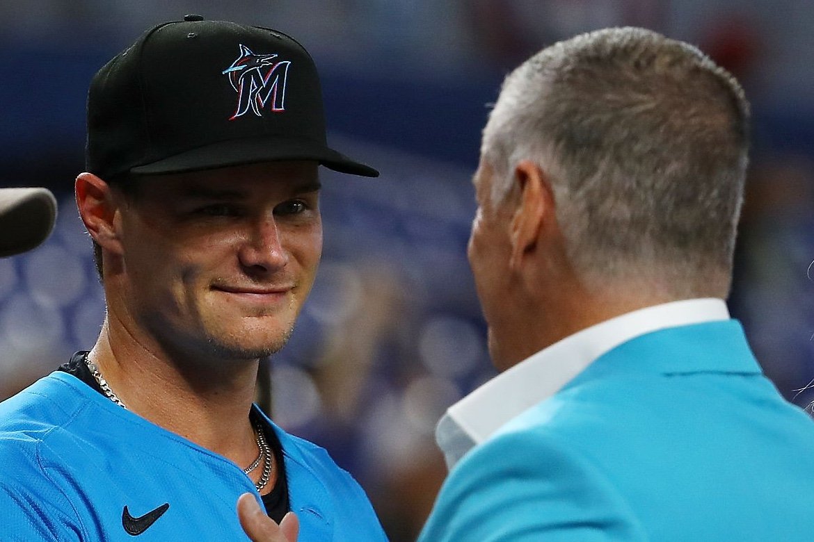 How Griffin Conine's numbers stack up to dad's through first 54 Marlins games - Marlins