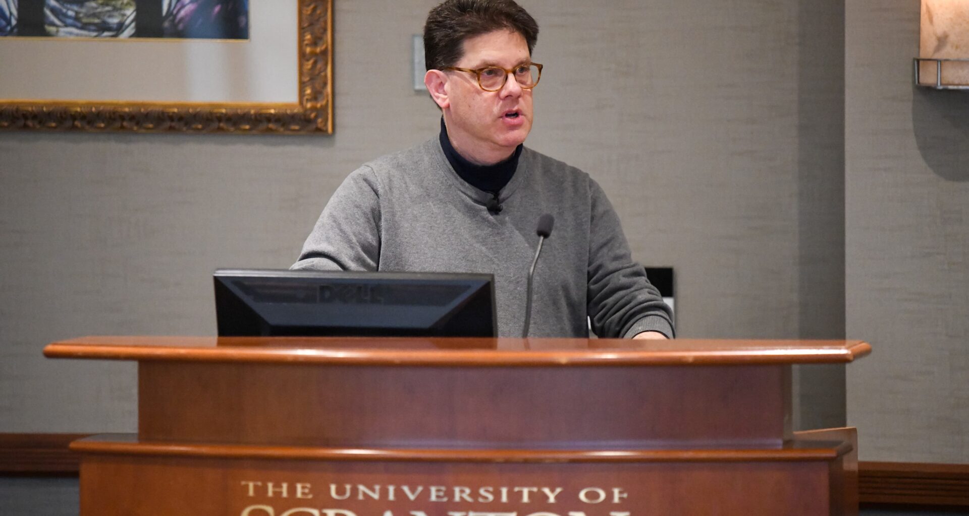 Baseball HOF Curator Shieber Speaks at Schemel Forum