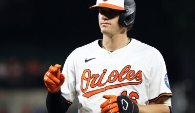 Coby Mayo salvaged a rough rookie season with a hot September