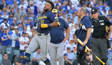 MLB Playoffs: Brewers fall in 3-0 NLCS hole, lose Jackson Chourio