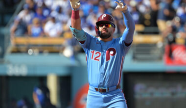 Phillies Notes: Schwarber, Realmuto, Suarez