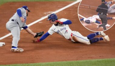 Ernie Clement's baserunning blunder costs Blue Jays early in World Series Game 1
