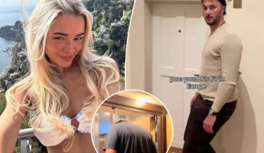 Livvy Dunne spotlights Paul Skenes' height troubles in video from Europe