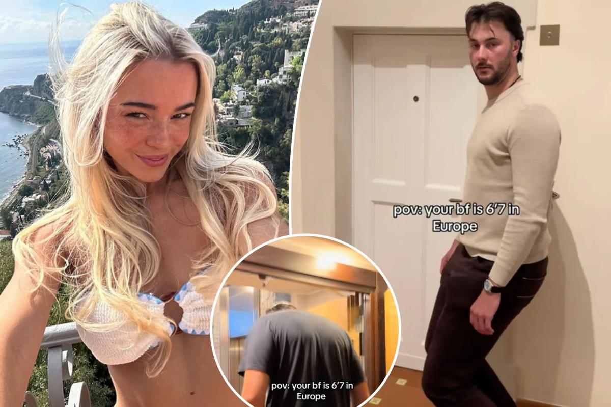 Livvy Dunne spotlights Paul Skenes' height troubles in video from Europe