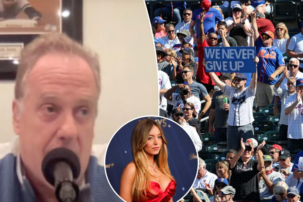 Michael Kay includes Sydney Sweeney reference as war with Mets fans rages on