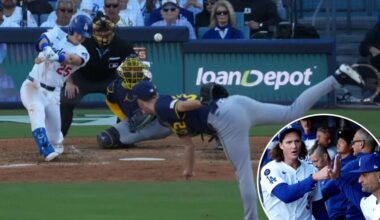 Dodgers top Brewers to move one game away from World Series return