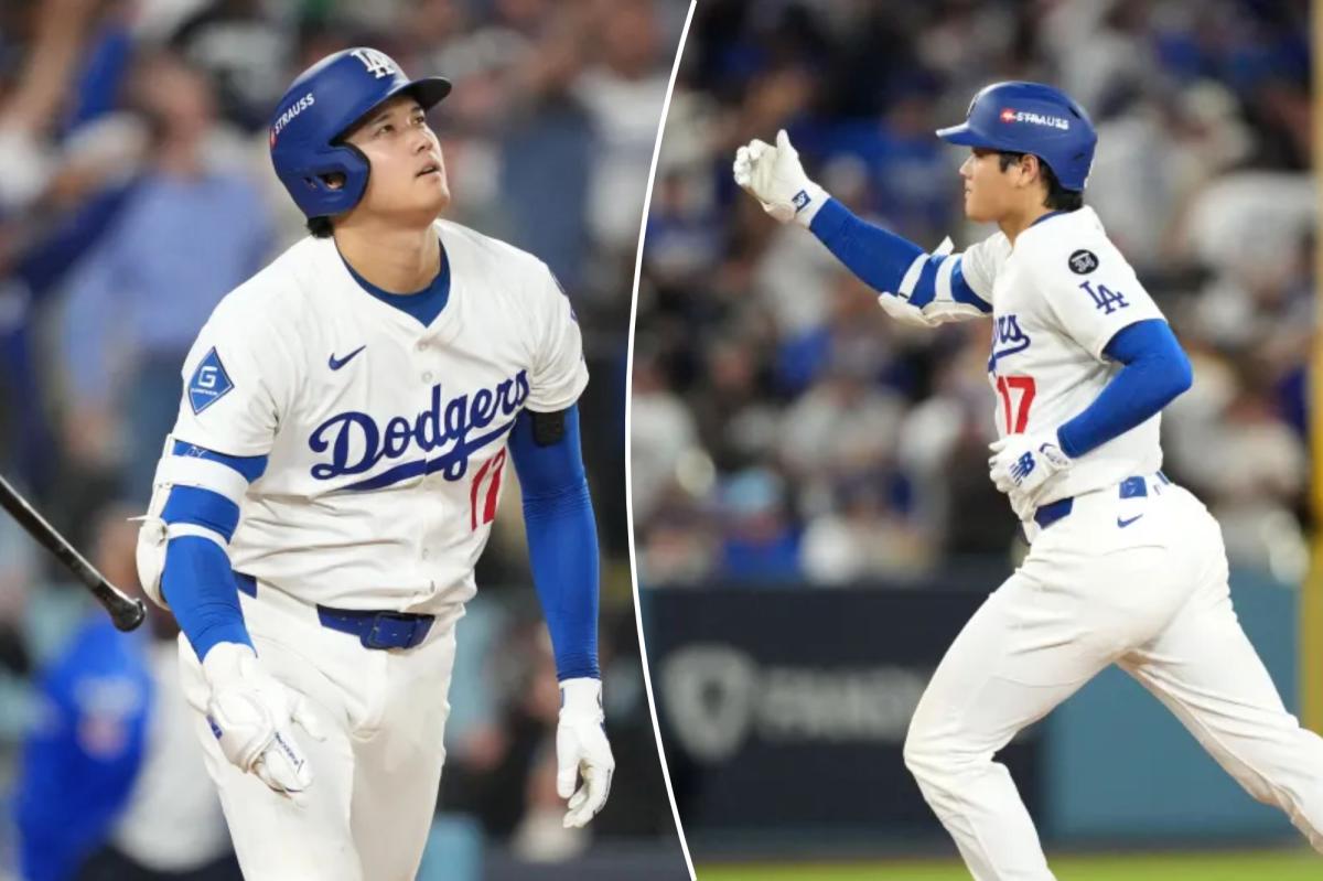 Dodgers' Shohei Ohtani strikes out three, mashes leadoff homer