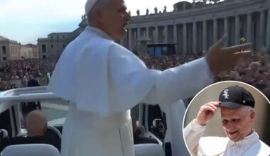 Pope Leo has epic response to Cubs fan trolling him in crowd