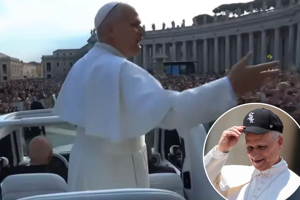 Pope Leo has epic response to Cubs fan trolling him in crowd