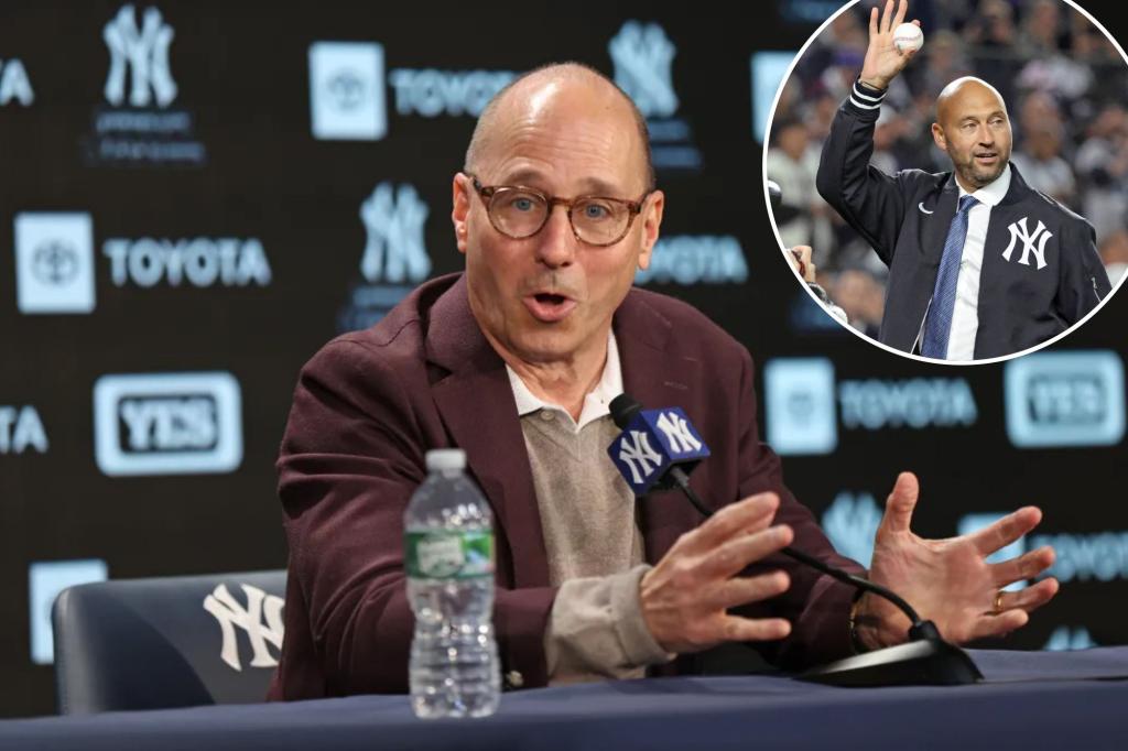 Brian Cashman calls out Derek Jeter's 'sad' comments on Yankees