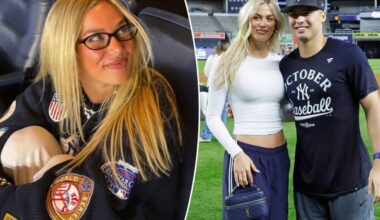 Anthony Volpe's girlfriend takes in Yankees' thrilling Game 3 ALDS win