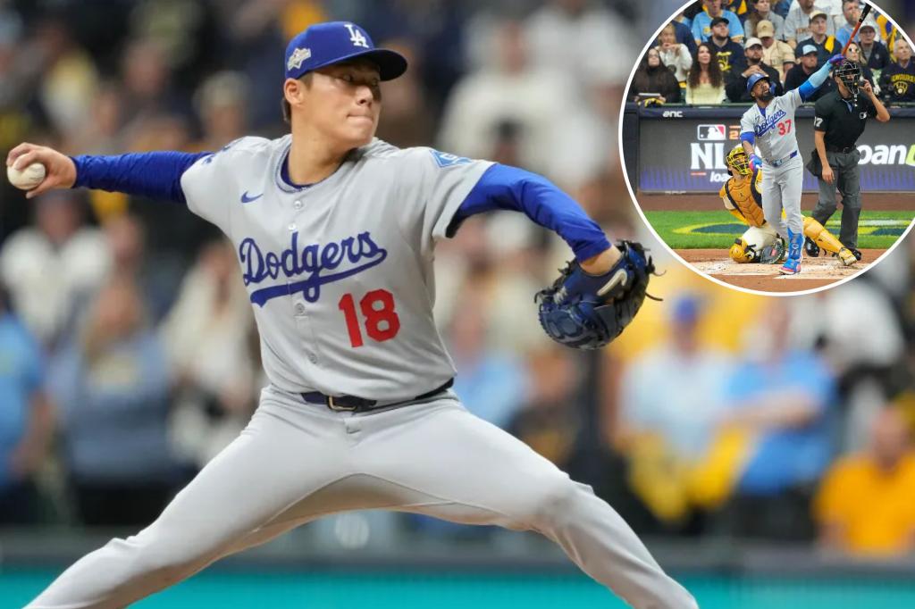Yoshinobu Yamamoto propels Dodgers to Game 2 win over Brewers