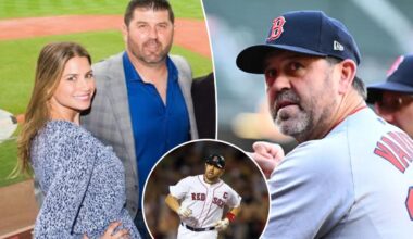 Jason Varitek's wife teases 'other openings' with Red Sox coaching future in limbo