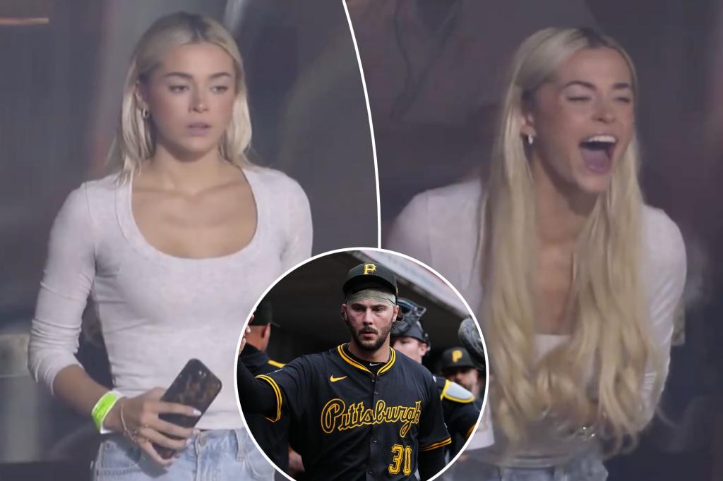 Livvy Dunne was going through a rollercoaster of emotions in Paul Skenes' final start