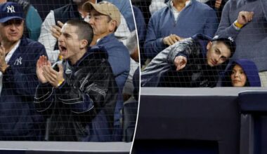 Timothee Chalamet, Kylie Jenner take in Yankees-Blue Jays Game 4