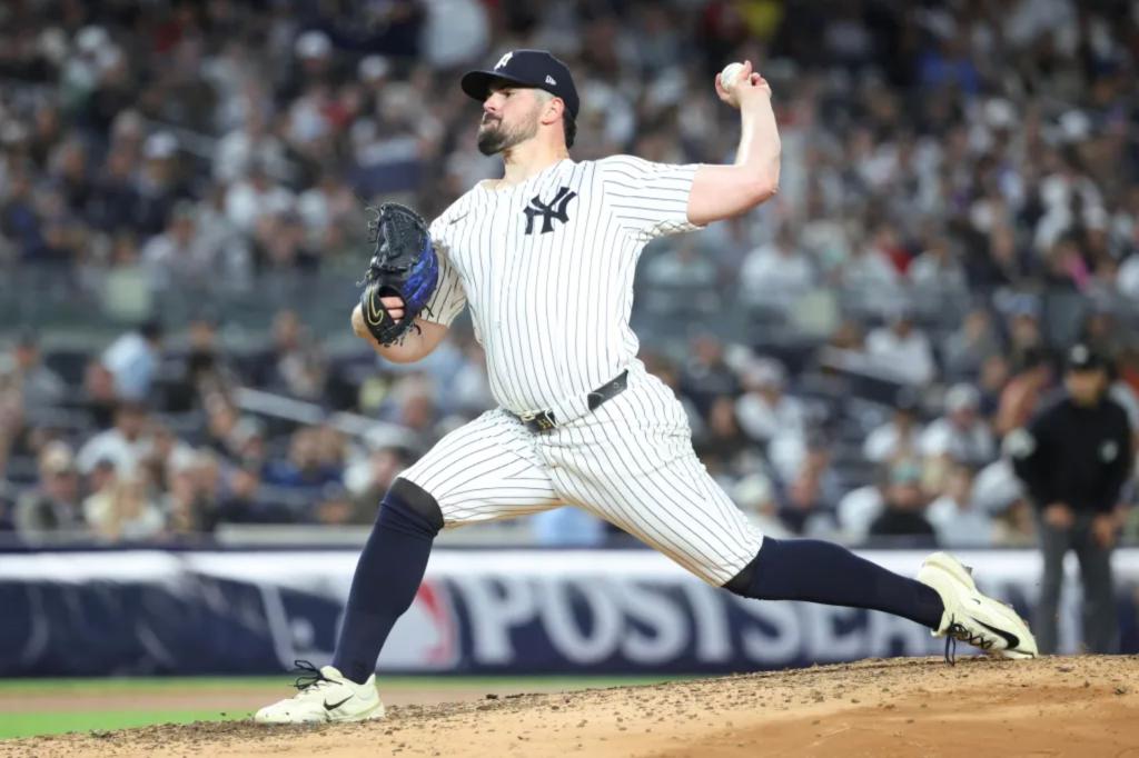 Yankees' hopes for ALDS comeback now revolve around Carlos Rodon
