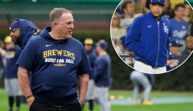 There is some validity to Pat Murphy’s Brewers-Dodgers underdog ‘bit’ — even if Dave Roberts isn’t buying it - New York Post