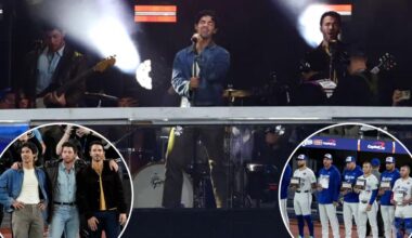 Jonas Brothers' mid-game World Series performance baffles fans