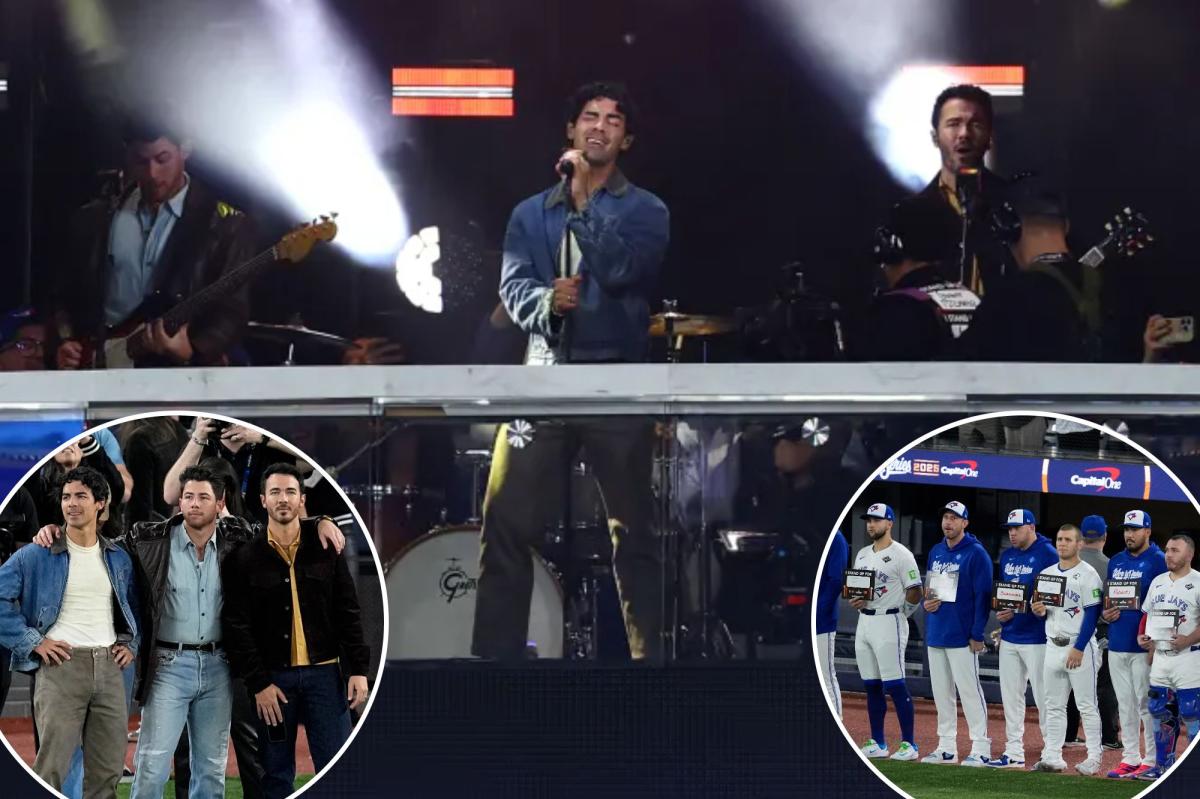 Jonas Brothers' mid-game World Series performance baffles fans