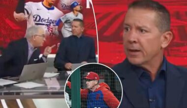 Phillies postgame crew erupts in shouting match after Game 2 loss