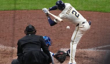 Brewers' Brice Turang explains backing away from game-tying HBP