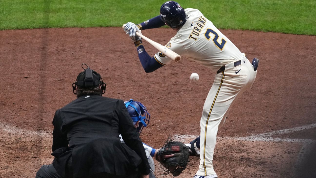 Brewers' Brice Turang explains backing away from game-tying HBP