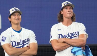 Dodgers to start Tyler Glasnow in G3, Shohei Ohtani in G4