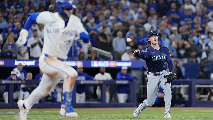 Seattle Mariners Bryan Woo ALCS Game 7...