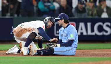 Seattle Mariners Josh Naylor ALCS Game 4 Toronto Blue Jays Ernie Clement...