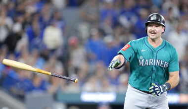 Seattle Mariners Cal Raleigh ALCS home run Game 1...