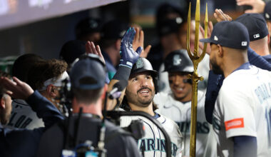 Seattle Mariners Eugenio Suárez Game 5 ALCS grand slam...