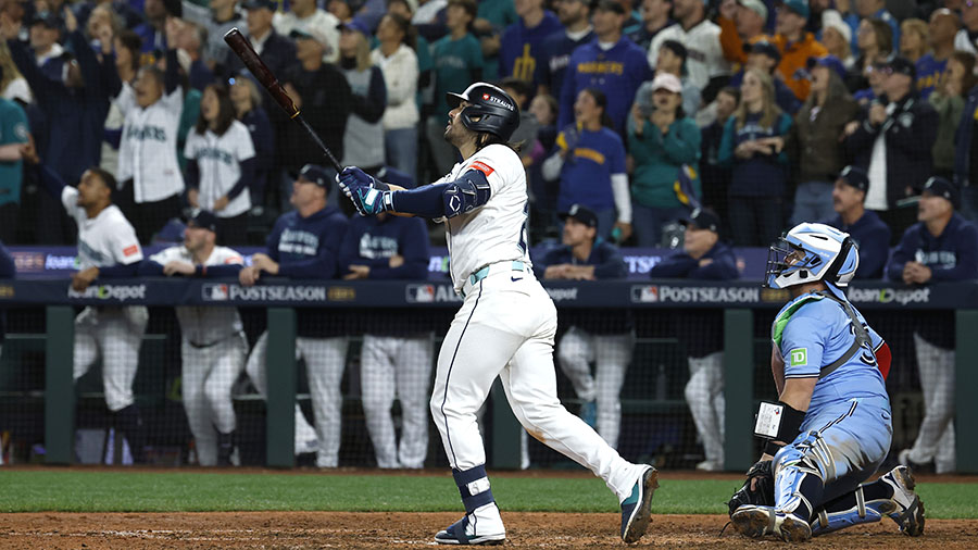 Seattle Mariners Eugenio Suárez Game 5 ALCS grand slam...