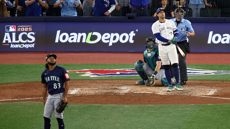 Seattle Mariners ALCS Game 7 George Springer Eduard Bazardo Toronto Blue Jays...