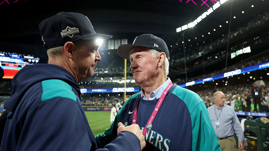 Seattle Mariners John Stanton Dan Wilson...