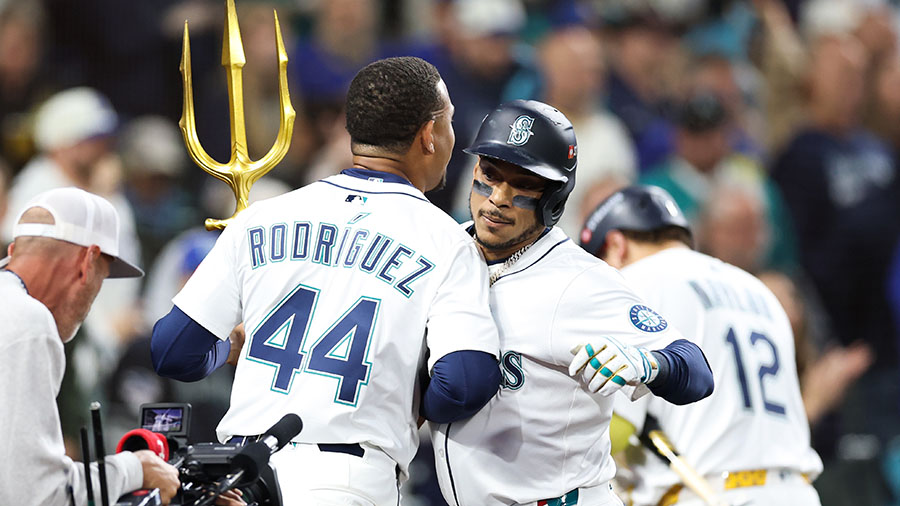 Seattle Mariners Jorge Polanco ALDS Game 2 Detroit Tigers Julio Rodríguez...