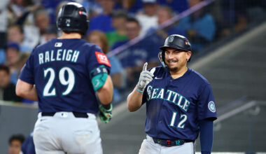 Seattle Mariners Josh Naylor Cal Raleigh...